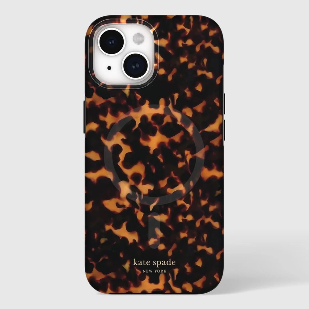 Kate Spade Transparent Tortoise iPhone 14/13 Case - MagSafe